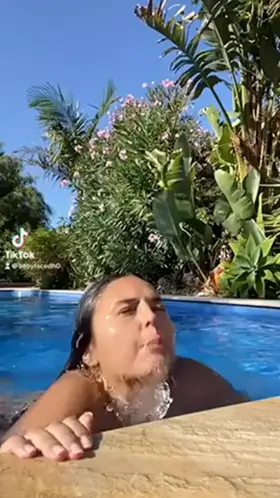 Amazing reveal from the pool