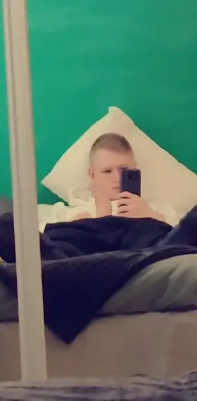 In bed after a long day