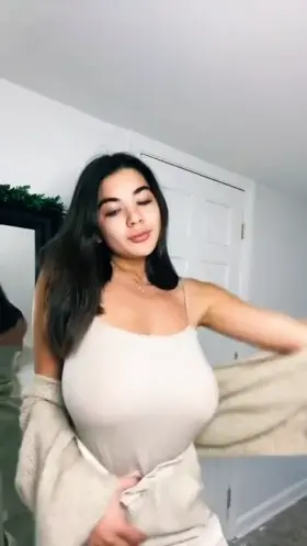 Too busty to hide, exactly