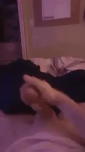 I apologize for the poor quality, but I completely drenched my face and hair with cum on accident 😅