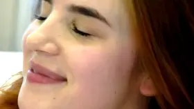 Cute Redhead taking in the ass first time...her expressions says it all