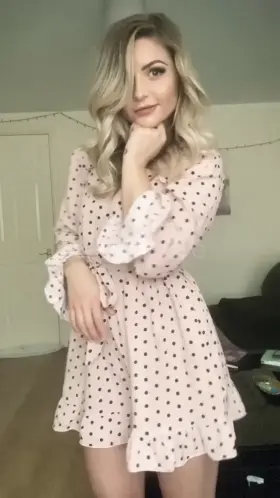 Do you guys like my new Dress?.. I bet you’ll prefer what’s underneath 💓😊