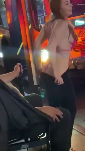 Lap dance for a homeless man