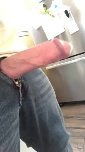 Hubby slapping 🖐🏻his big fat cock 🍆hard and throbbing 🥺