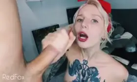 Cute tattooed teen did a great job