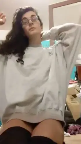 Oversized sweaters are def my style ❣️🐇❣️