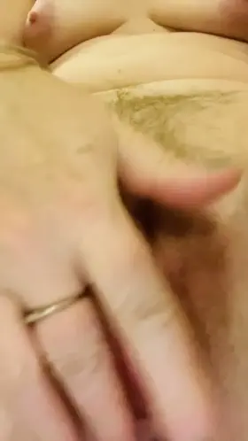 Playing with myself. Not used to being so hairy, but I kinda like it. 😏 (f48)