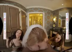 [FFFM] Casca Akashova, Crystal Rush, McKenzie Lee in “Wedding Orgy 10”