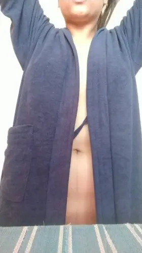 Weekends are for walking around naked