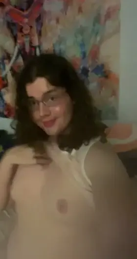 I can’t stop showing much older daddies my developing tits 🐮