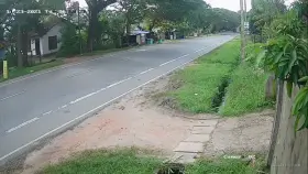 Woman tumbles out of moving bus
