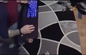 Looks like he’s enjoying my big girl cock.