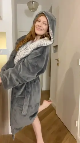 Real busty redhead, no make-up, no filter!