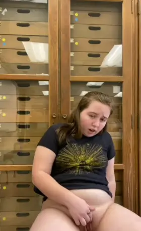 My professor refused to fuck me in the lab, so I had to do it myself 😉