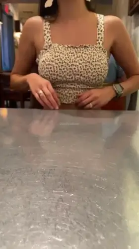 Food was taking forever so I went ahead and warmed up the desserts. Wonder if any one noticed my panties on the floor.