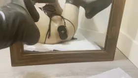 I tried to anal gape with my new trainer toy