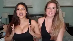 Can't take her eyes off them tits