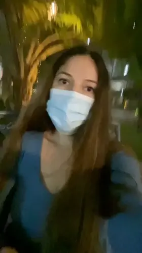 The sign says no smoking no one said I couldn't show my pussy