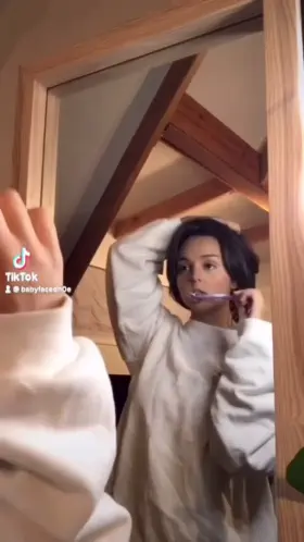 just getting ready for bed... wanna watch me? 🙈