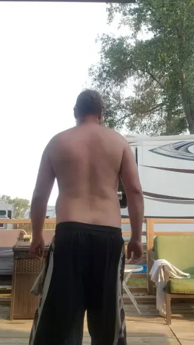 Getting naked at the campground