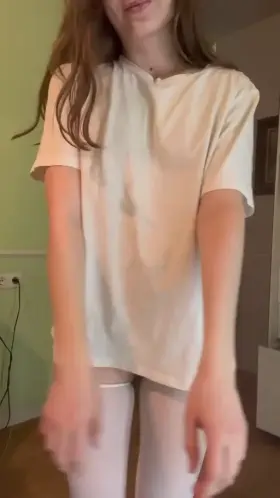 I feel sexy today so I have to show you my tiny teen body