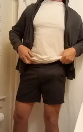 You walk in and catch me playing with this; what's next?