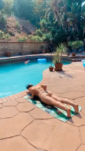 Getting some sun and sweat 😅