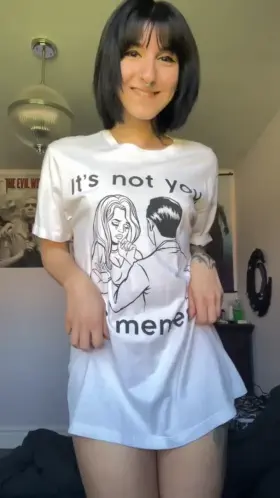 My shirt is nice, but what’s under it is even nicer