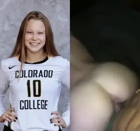 White volleyball player went to the basketball party 😅