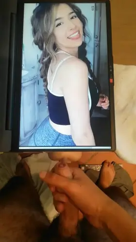 Our queen gets the cum she deserves (Pokimane Fleshlight tribute)