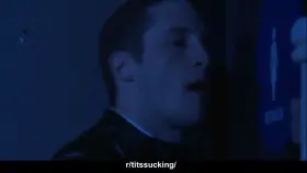 Sucked my girlfriend's tits in the bathroom