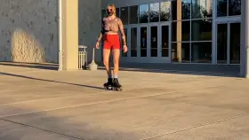 Trying to show off my cool tricks- and this cute top!