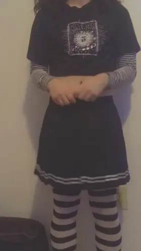 wanna see under my skirt?~