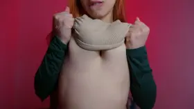 Teasing my nipples makes me so horny, I wish it was you instead