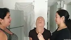 Mummified, pantyhose hooded and ball gagged!