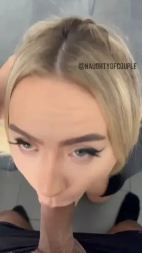 I clean it up like a good girl