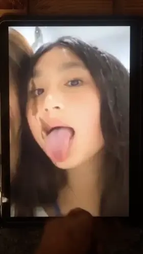 Daughter gets trib’d by big dick and load. Pic of what the load would look like on her too