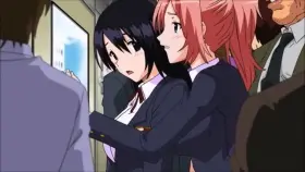 Girl fucked in train behind her friend