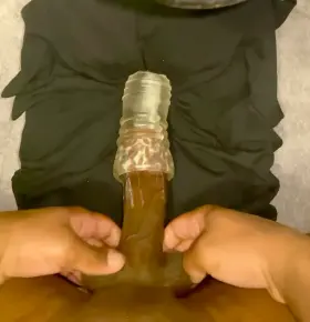 u wish this was ur cream all on dis dick