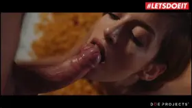 Caomei Bala sensually licking dick