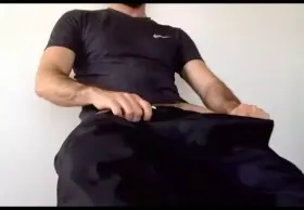 Say hi to my thick white cock