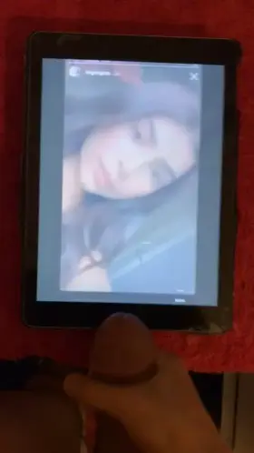 Busting a huge load on this insta slut