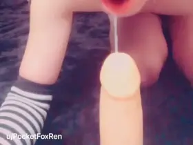 POV: A frisky fox boy teases your cock~ 🦊🖤