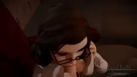 Cumming in Elizabeth's mouth (FaustTerm) [Bioshock]