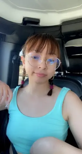 I felt like showing you my tits in the car today