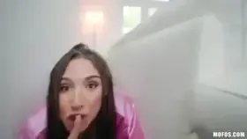 Sis Blows You While the Rest Of the Fam Watches a Movie 😏