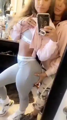 Sommer rays mom feeling her daughters ass