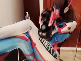 D.VA got super horny [Overwatch] by (Djina Ferenko)