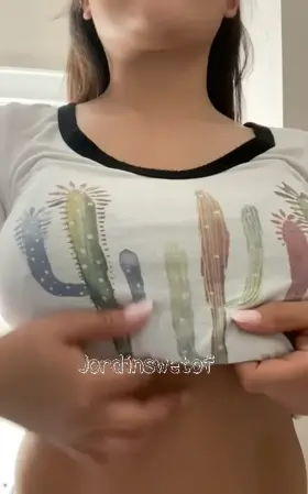 Were u surprised by my big tits?