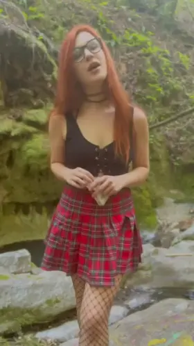 The school slut wants you to meet her in the forest after class. Do you accept?